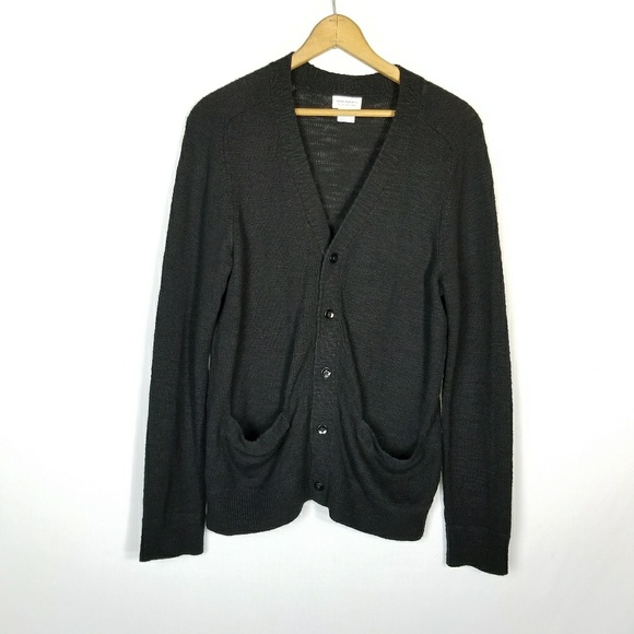 Club Monaco Sweaters - Club Monaco Black Italian Cashmere Cardigan